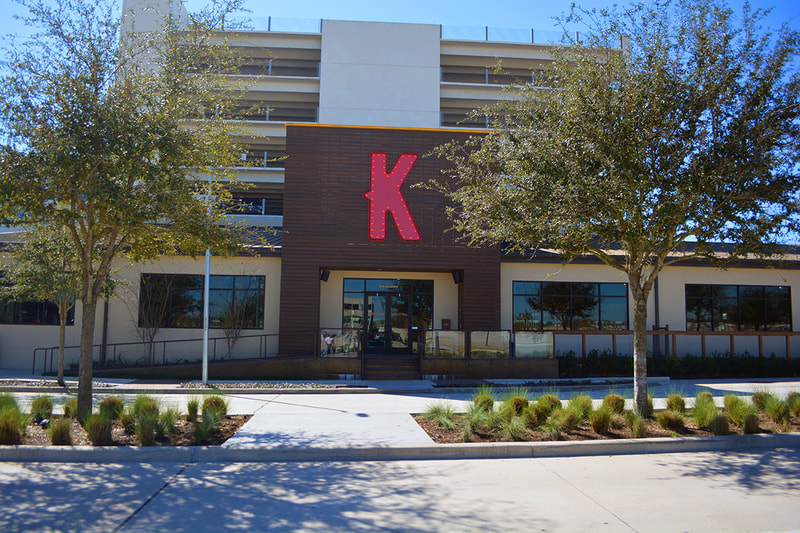 Exterior of Kirby Ice House, Memorial City, Houston, Texas